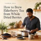 How to Brew Elderberry Tea from Whole Dried Berries