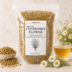 Organic Chamomile Flowers — Loose Leaf Herbal Tea