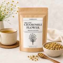 Organic Chamomile Flowers — Loose Leaf Herbal Tea