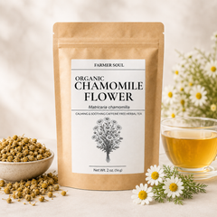 Organic Chamomile Flowers — Loose Leaf Herbal Tea