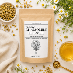 Organic Chamomile Flowers — Loose Leaf Herbal Tea