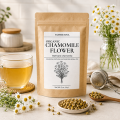 Organic Chamomile Flowers — Loose Leaf Herbal Tea