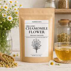 Organic Chamomile Flowers — Loose Leaf Herbal Tea