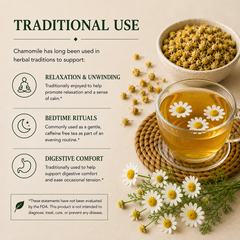 Organic Chamomile Flowers — Loose Leaf Herbal Tea