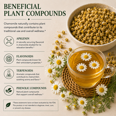 Organic Chamomile Flowers — Loose Leaf Herbal Tea