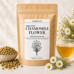 Organic Chamomile Flowers — Loose Leaf Herbal Tea