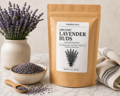 Organic Culinary Lavender Buds – Lavandula Angustifolia for Tea, Baking & Sachets