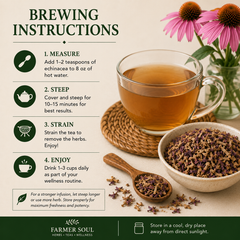Organic Echinacea Loose Herbal Tea