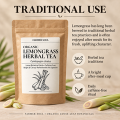 Organic Lemongrass Loose Leaf Herbal Tea