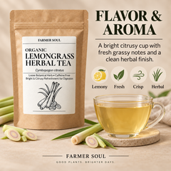 Organic Lemongrass Loose Leaf Herbal Tea