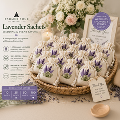 Organic Lavender Sachet Favors