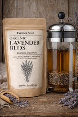 Organic Culinary Lavender Buds – Lavandula Angustifolia for Tea, Baking & Sachets