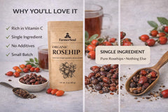 Organic Rosehip Loose Herbal Tea