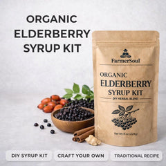 Organic Elderberry Syrup Kit