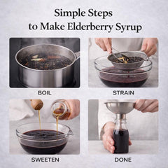 Organic Elderberry Syrup Kit