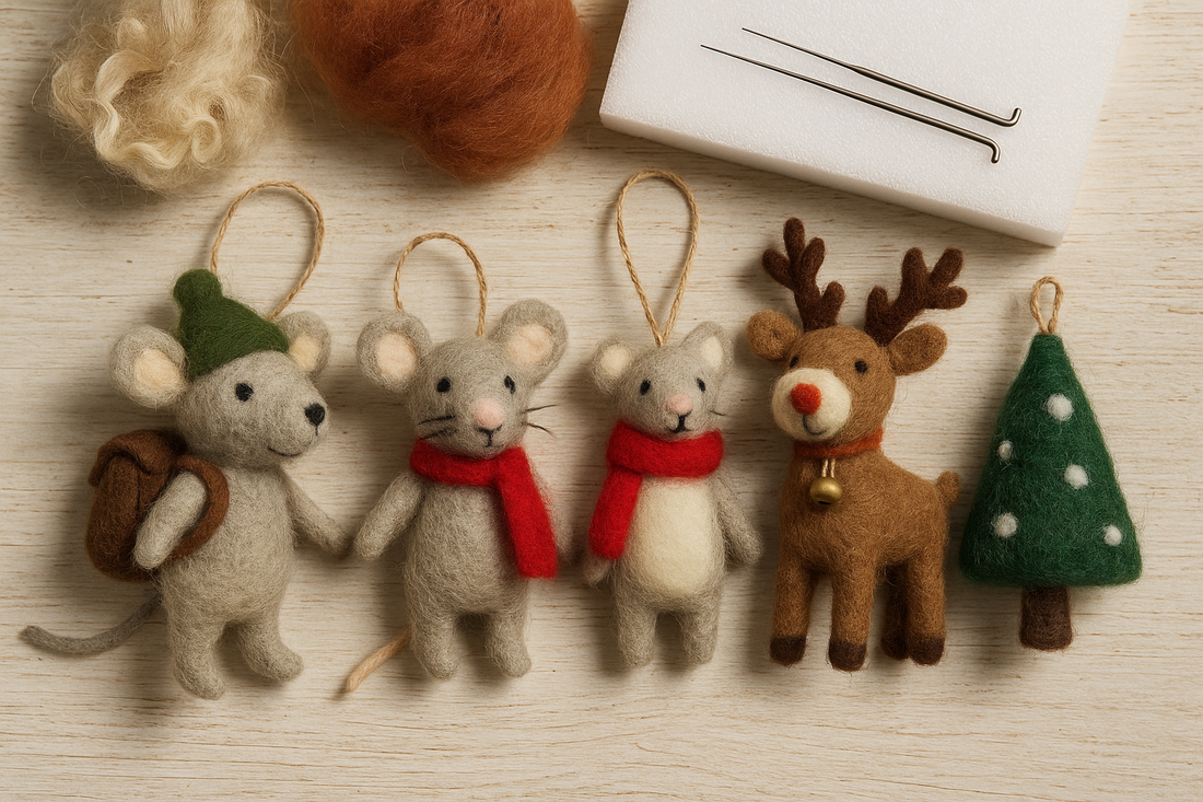 The Art of Wool Felting: How Our Handmade Ornaments Are Made at Farmer Soul
