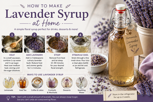 How to Make Lavender Syrup at Home