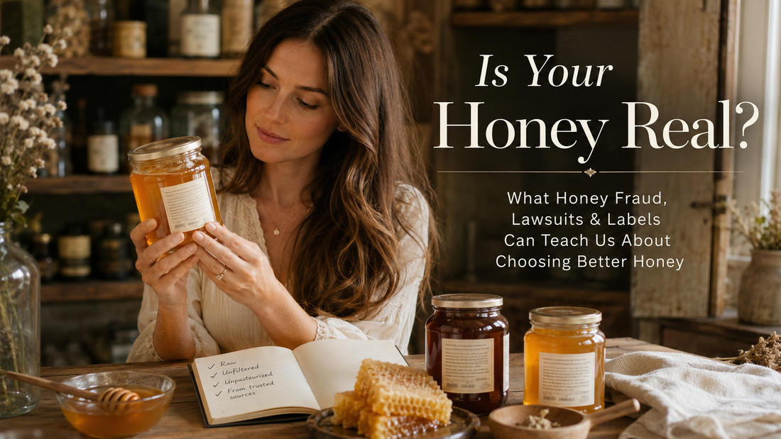 Is Your Honey Real? What Honey Fraud, Lawsuits &amp; Labels Can Teach Us About Choosing Better Honey