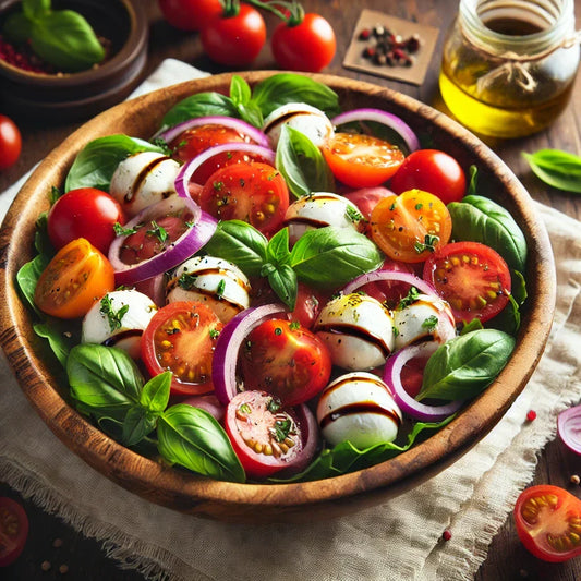 🌿 Fresh from the Garden: A Simple Summer Salad with Basil