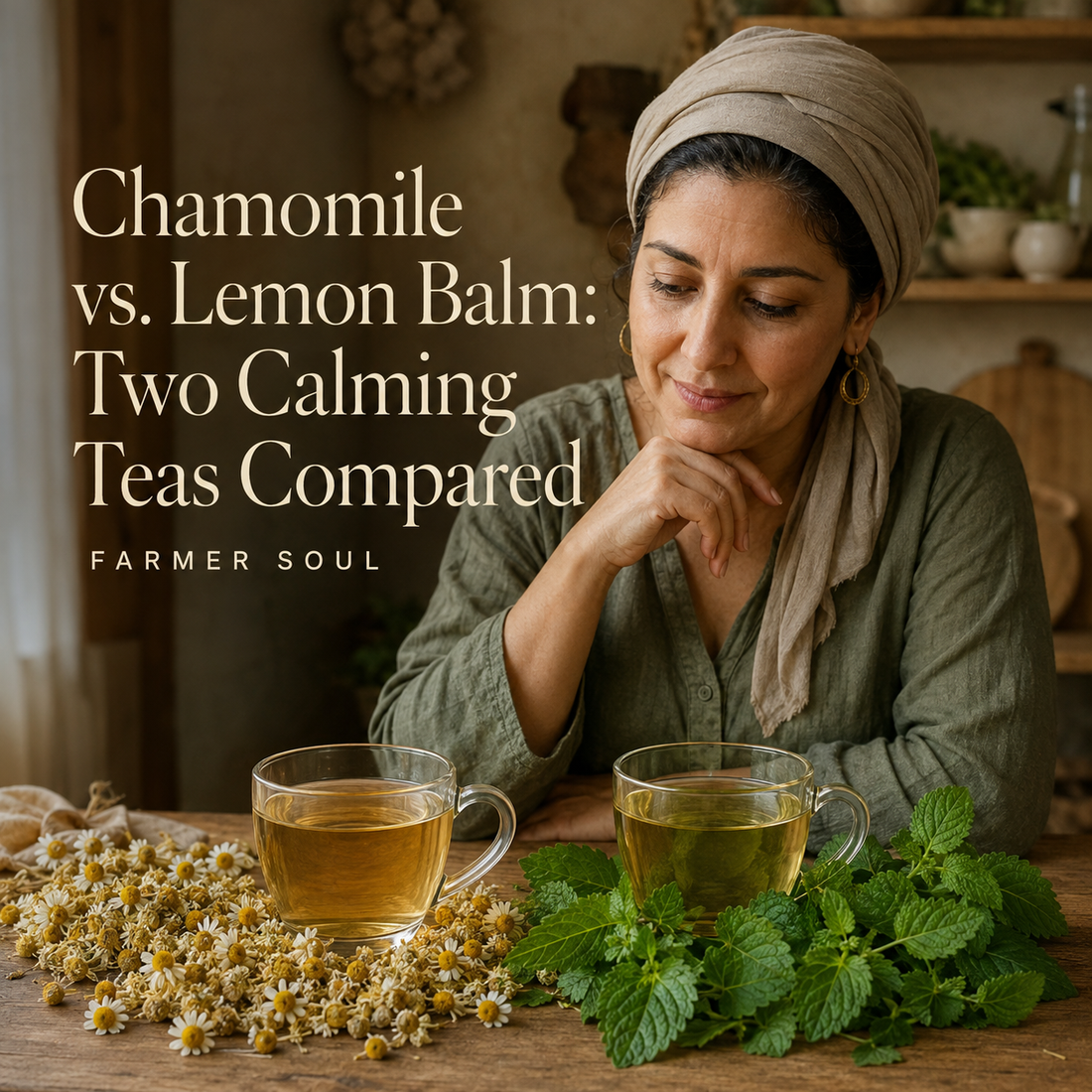 Chamomile vs. Lemon Balm: Two Calming Teas Compared