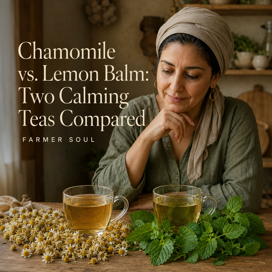 Chamomile vs. Lemon Balm: Two Calming Teas Compared