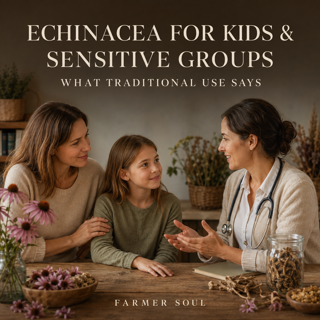 Echinacea for Kids & Sensitive Groups: What Traditional Use Says