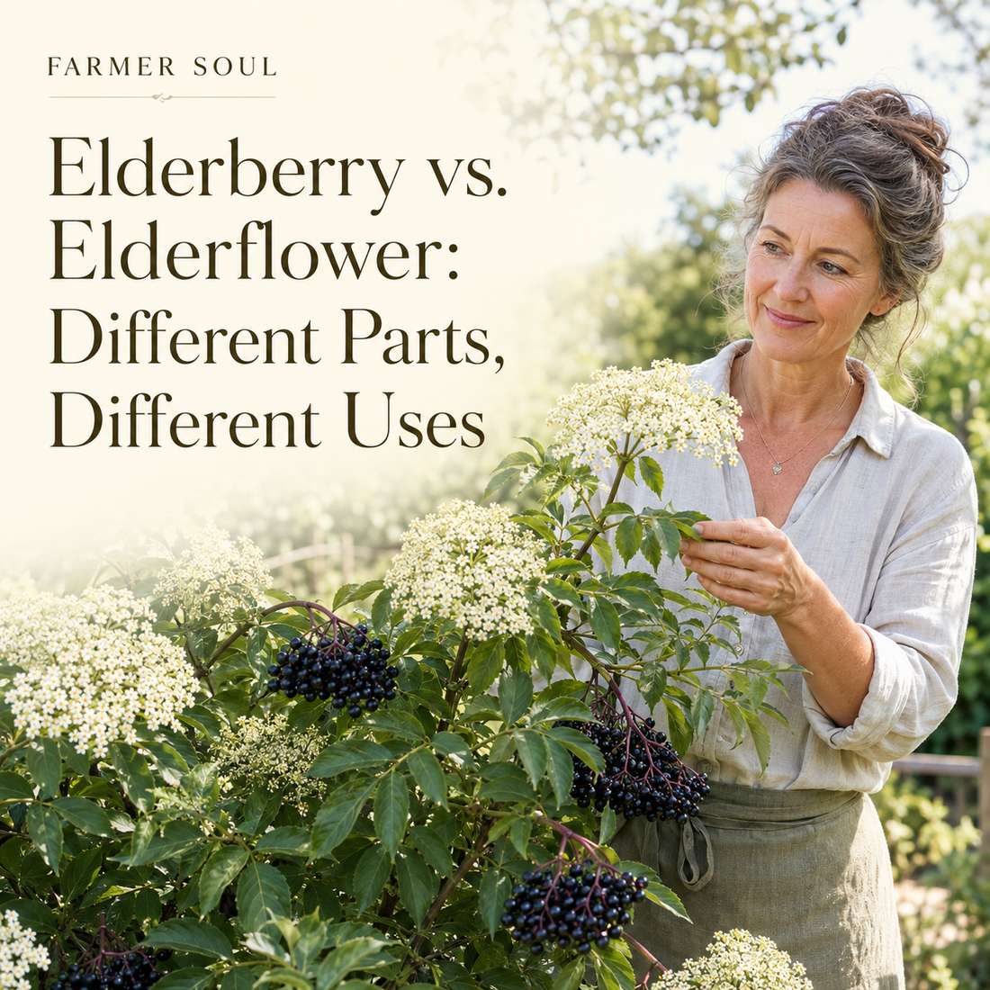 Elderberry vs. Elderflower: Different Parts, Different Uses