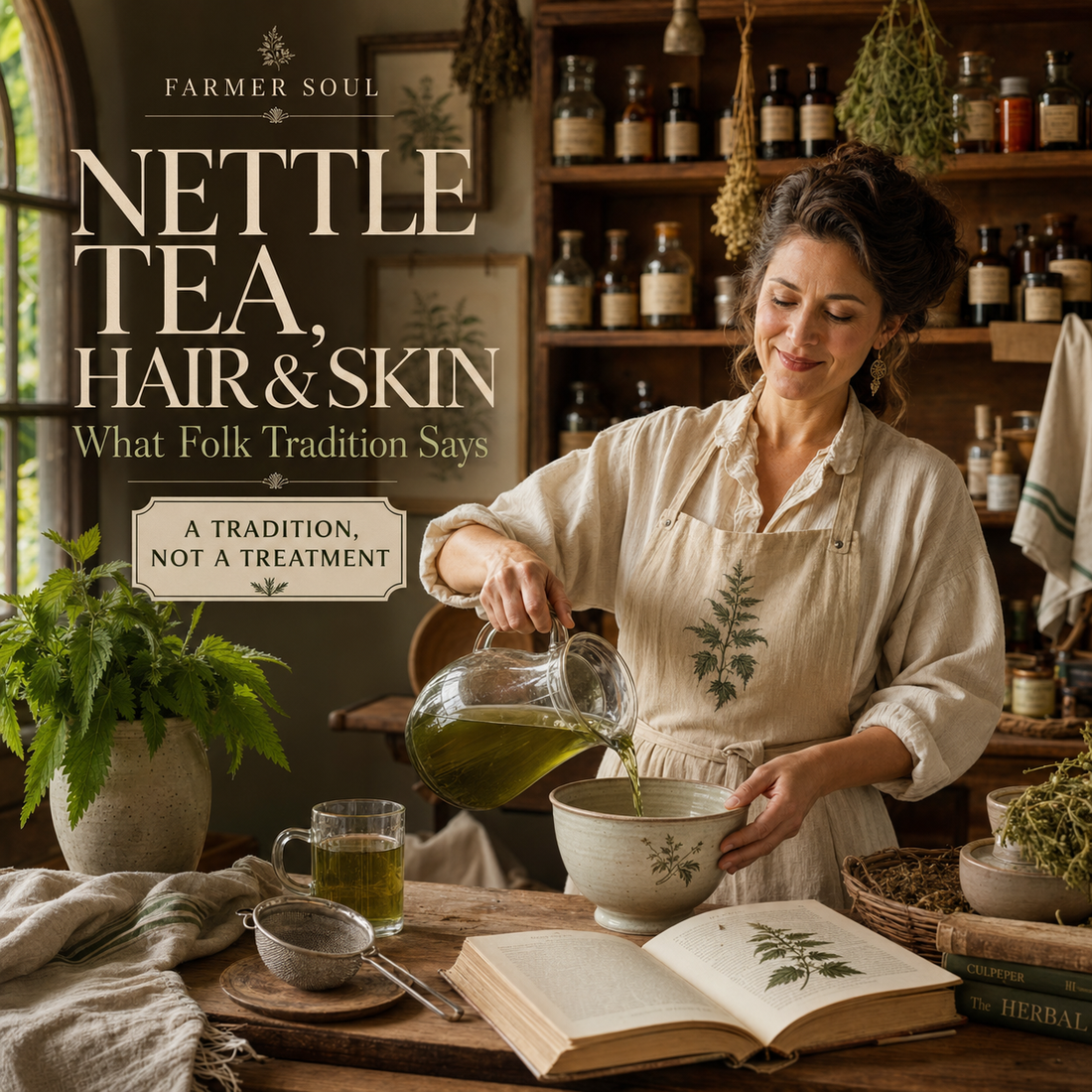 Nettle Tea, Hair, and Skin: What Folk Tradition Says