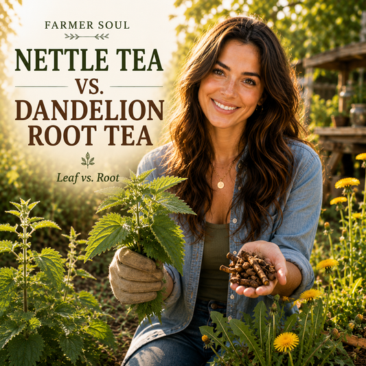 Nettle Tea vs. Dandelion Root Tea