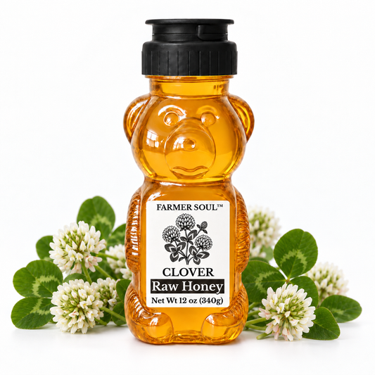 Raw Clover Honey — Strained, Small-Batch
