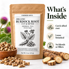 Organic Burdock Root Loose Herbal Tea