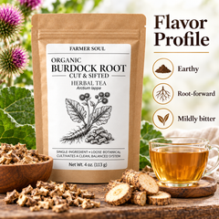 Organic Burdock Root Loose Herbal Tea