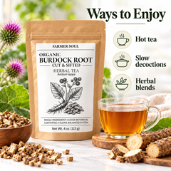 Organic Burdock Root Loose Herbal Tea
