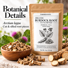Organic Burdock Root Loose Herbal Tea
