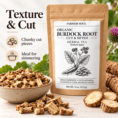 Organic Burdock Root Loose Herbal Tea