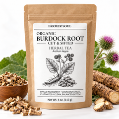 Organic Burdock Root Loose Herbal Tea