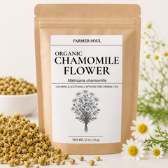 Organic Chamomile Flowers — Loose Leaf Herbal Tea