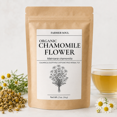 Organic Chamomile Flowers — Loose Leaf Herbal Tea