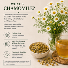 Organic Chamomile Flowers — Loose Leaf Herbal Tea
