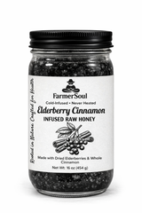 Elderberry Raw Honey Infusion