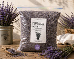Bulk Culinary Lavender Buds – USDA Certified Organic Dried Lavender Flowers for Tea, Baking, Soap Making & Sachets