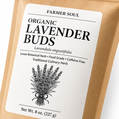 Organic Culinary Lavender Buds – Lavandula Angustifolia for Tea, Baking & Sachets