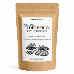 Organic Elderberry Syrup Kit