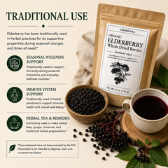 Organic Elderberry Loose Herbal Tea