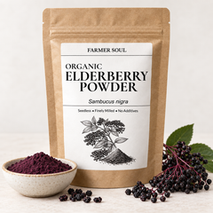 Organic Elderberry Powder (Seedless, Fine-Milled)