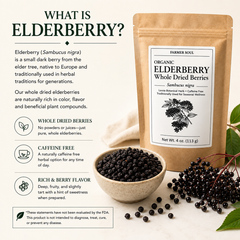 Organic Elderberry Loose Herbal Tea