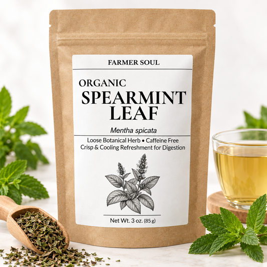Organic Spearmint Loose Leaf Herbal Tea