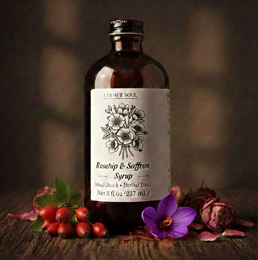 Rosehip & Saffron Syrup