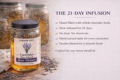 Lavender Cinnamon Raw Clover Honey Infusion
