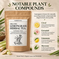 Organic Lemongrass Loose Leaf Herbal Tea